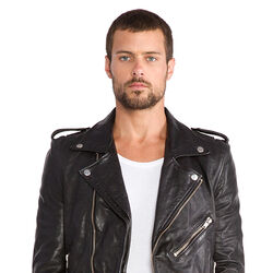 Blk dnm leather jacket 5 sales
