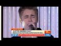 Justin Bieber performing on Sunrise 'impromptu performance' Acoustic