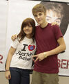 Meeting Justin Bieber October 5, 2011