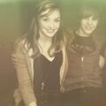 Justin with a fan March 2010