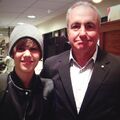 Justin Bieber and Lorne Michaels