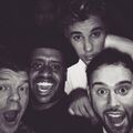 Justin Bieber celebrates his birthday with his crew