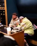 Justin Bieber in the studio with Sam Tompkins November 2021 (4)