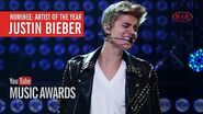 Justin Bieber - YTMA Artist of the Year