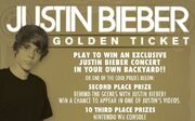 Justin Bieber golden ticket