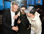 Diplo, Skrillex and Justin Biebar at 2015 American Music Awards