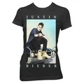Justin Bieber Gold Scribble Tee $25.00