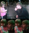 Justin singing to Jazzy