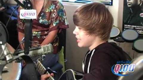 Q100 Atlanta- Justin Bieber Performs "One Time"