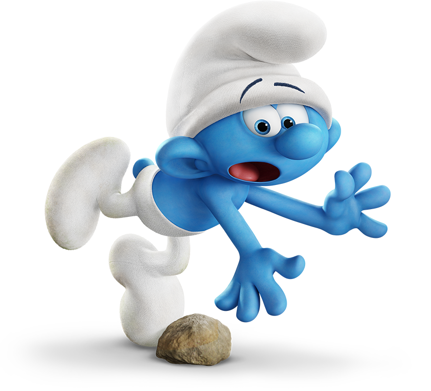 the smurfs wallpaper clumsy