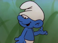 Clumsy Smurf as Earthworm