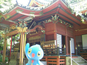 Manaphy in Oji, Tokyo 35 (Oji Inari Shrine)