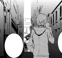 Eric with someone on the phone.