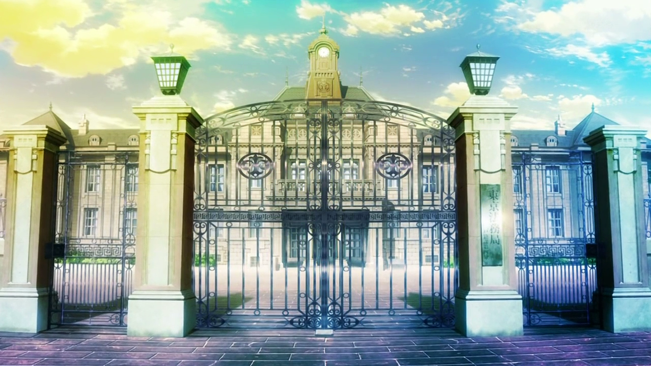 anime school gate