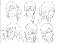 Kuroh Yatogami Expression Concept Draft