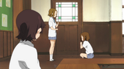 Ritsu and Yui acting