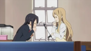 Azusa and mugi