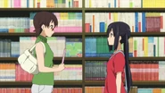 Azusa runs into Nodoka at the bookstore.