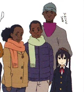 Azusa's height compared to some Londoners