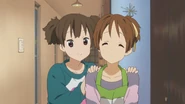 Jun and Ui greet Azusa