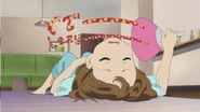 Yui being lazy at home