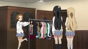 Ritsu with Sawako's costumes
