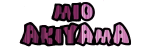 Mio Akiyama name icon