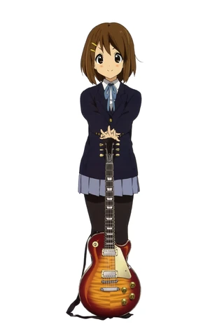 Yui with her guitar