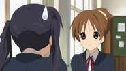 Ui wants to transfer Yui's sickness unto herself.