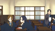 Natsuka studying with Haruna Okada.
