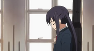 Azusa, worried about her outburst the day before.