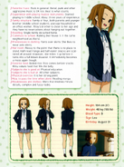 Ritsu's second character profile.