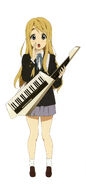 Mugi's other instrument, a keytar