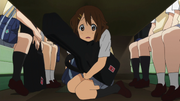 Yui under the table