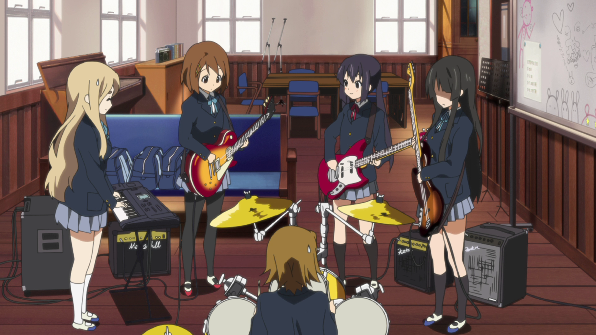 Amazon.com: ノーブランド品 K-ON! Mini Cloth Set, K-ON! Yui
