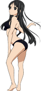 Mio in her swimsuit