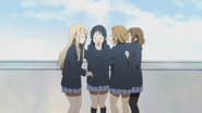 Ritsu and the others are uncertain if Azusa will like their present for her.