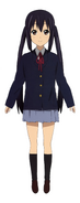 A full body shot of Azusa.