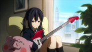 Azusa contemplating life.