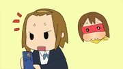 Yui saves Ritsu.