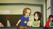 Ritsu's and mio's first meeting