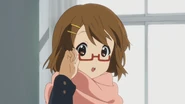 Yui with Nodoka's glasses.png (1.39 MB) Yui tries on Nodoka's glasses.