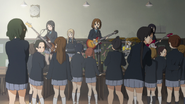 Michiko dancing to HTT's secret concert.