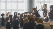 Yui about to jump down the stage.png (2.64 MB) The class attending Ho-Kago Tea Time's secret concert.