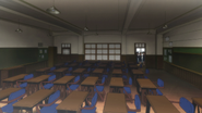 An empty third-year classroom.