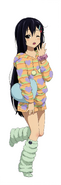 Azusa in PJs.