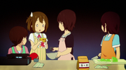 Yui forgot the octopus