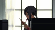 Azusa can't decide what to say to her senpais.