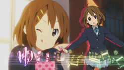 hirasawa yui and tainaka ritsu (k-on!) drawn by khyle.