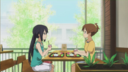 Azusa and Ui hanging out